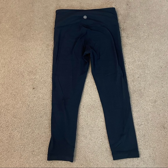 Athleta Colorblock Salutation Navy and Pink Legging - Picture 5 of 6